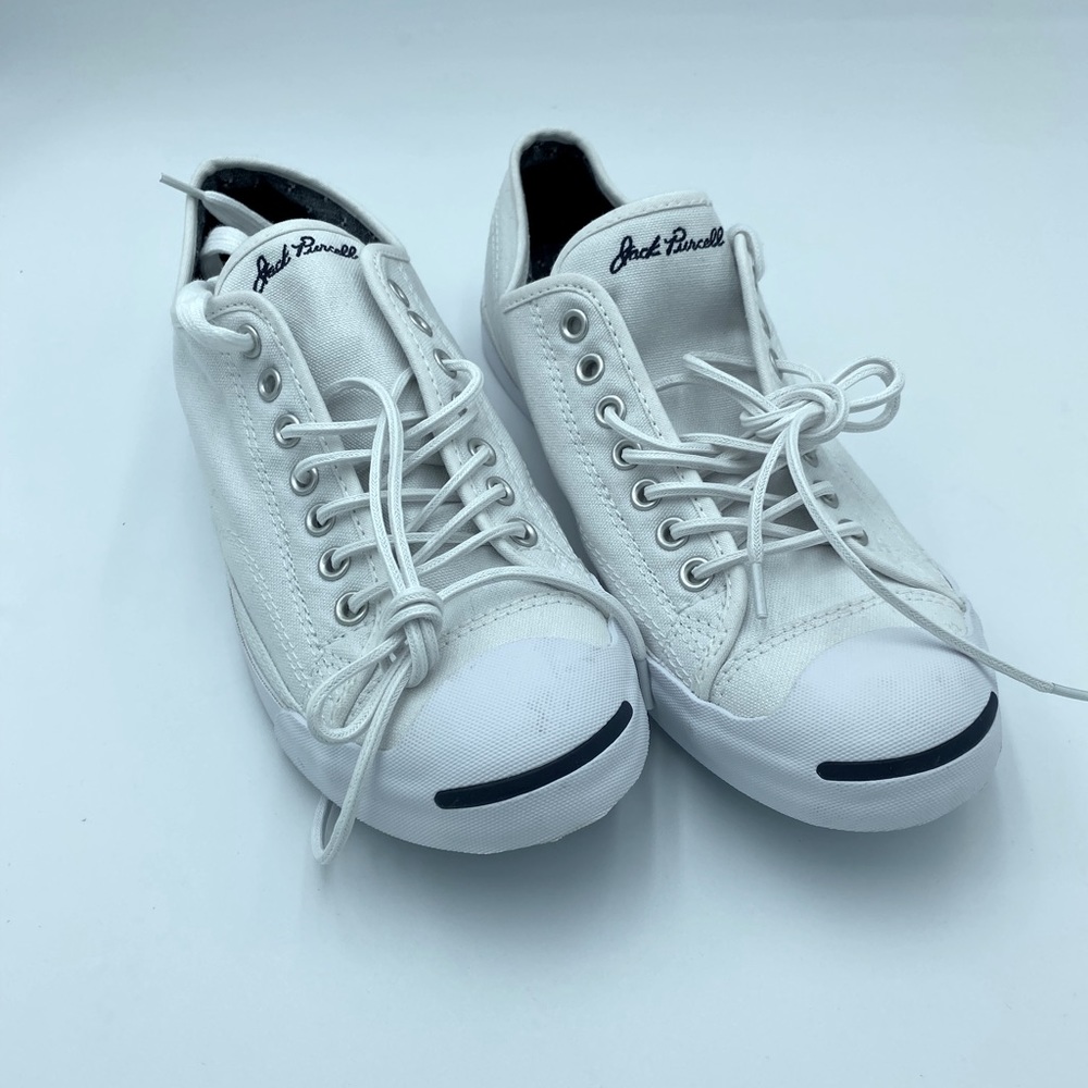 Jack Purcell white low top converse sneakers